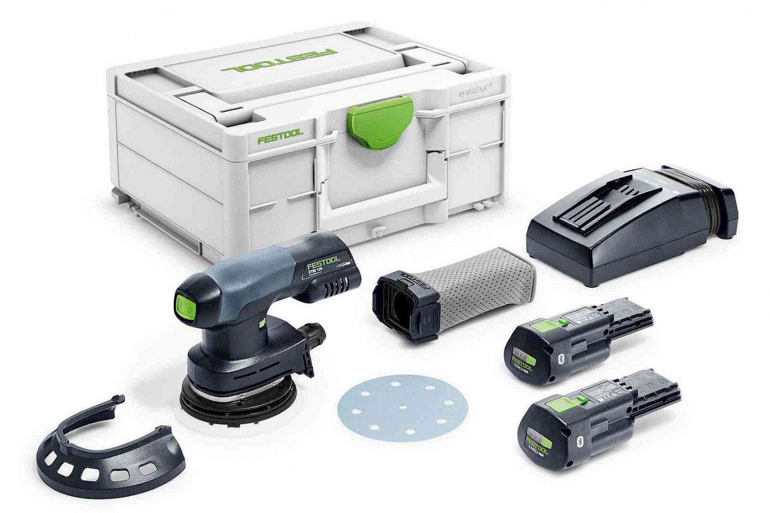 Akumuliatorinis ekscentrinis šlifuoklis FESTOOL ETSC 125 3,0 I-Plus