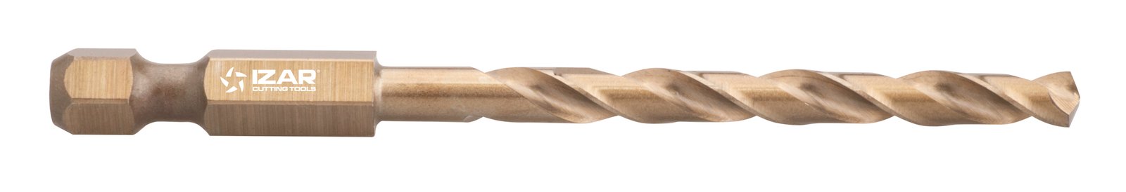 4 mm - HSS 5% Co grąžtas metalui HEX 1/4 tvirtinimu