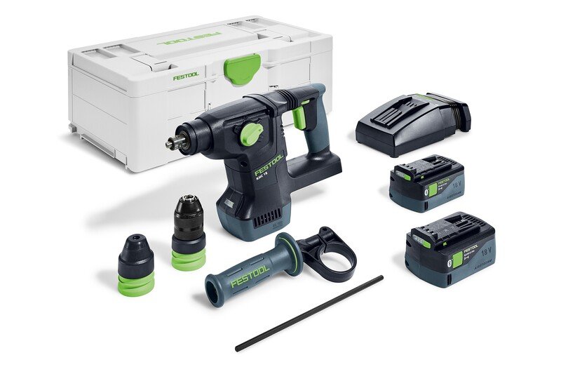 Akumuliatorinis kombinuotas perforatorius FESTOOL KHC 18 5,0 EBI-Plus