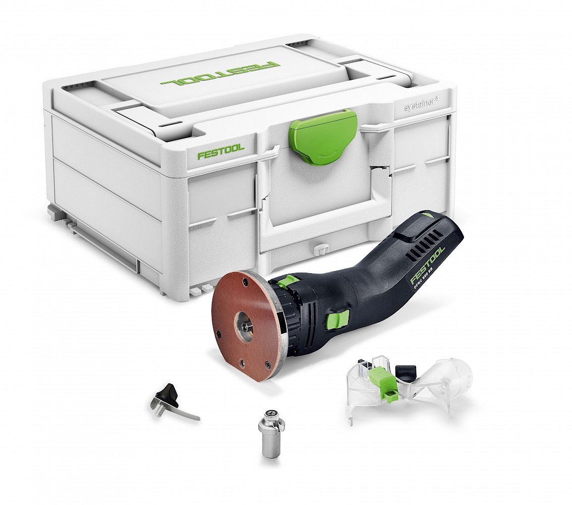 Akumuliatorinis frezeris kraštų apdirbimui OFKC 500 R3 EB-Basic FESTOOL
