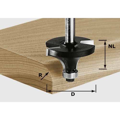 FESTOOL suapvalinimo freza S8-D16,7-NL9-R2-GL49 TC